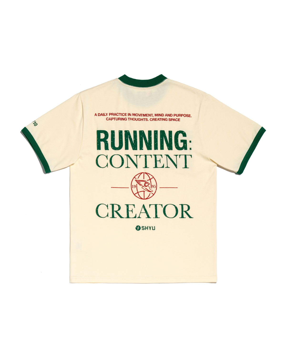 World Mental Health Day t-shirt - 'Running: Content Creator'