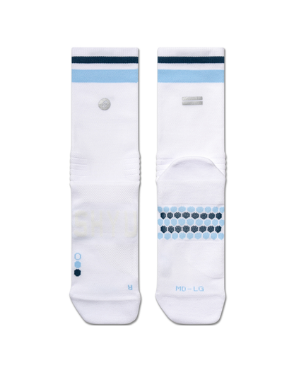 SHYU racing socks - white | chapel | hill