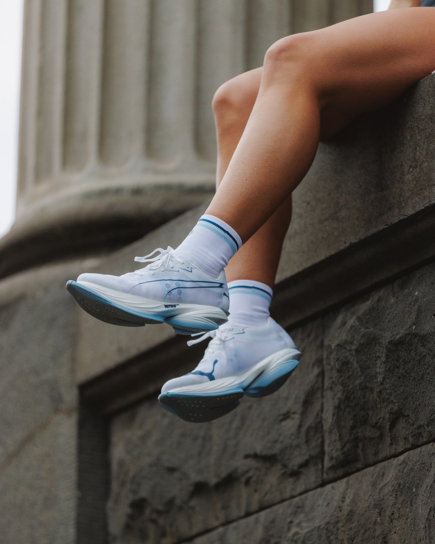 SHYU racing socks - white | chapel | hill