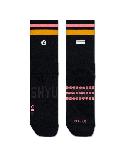 SHYU racing socks - black | orange | salmon