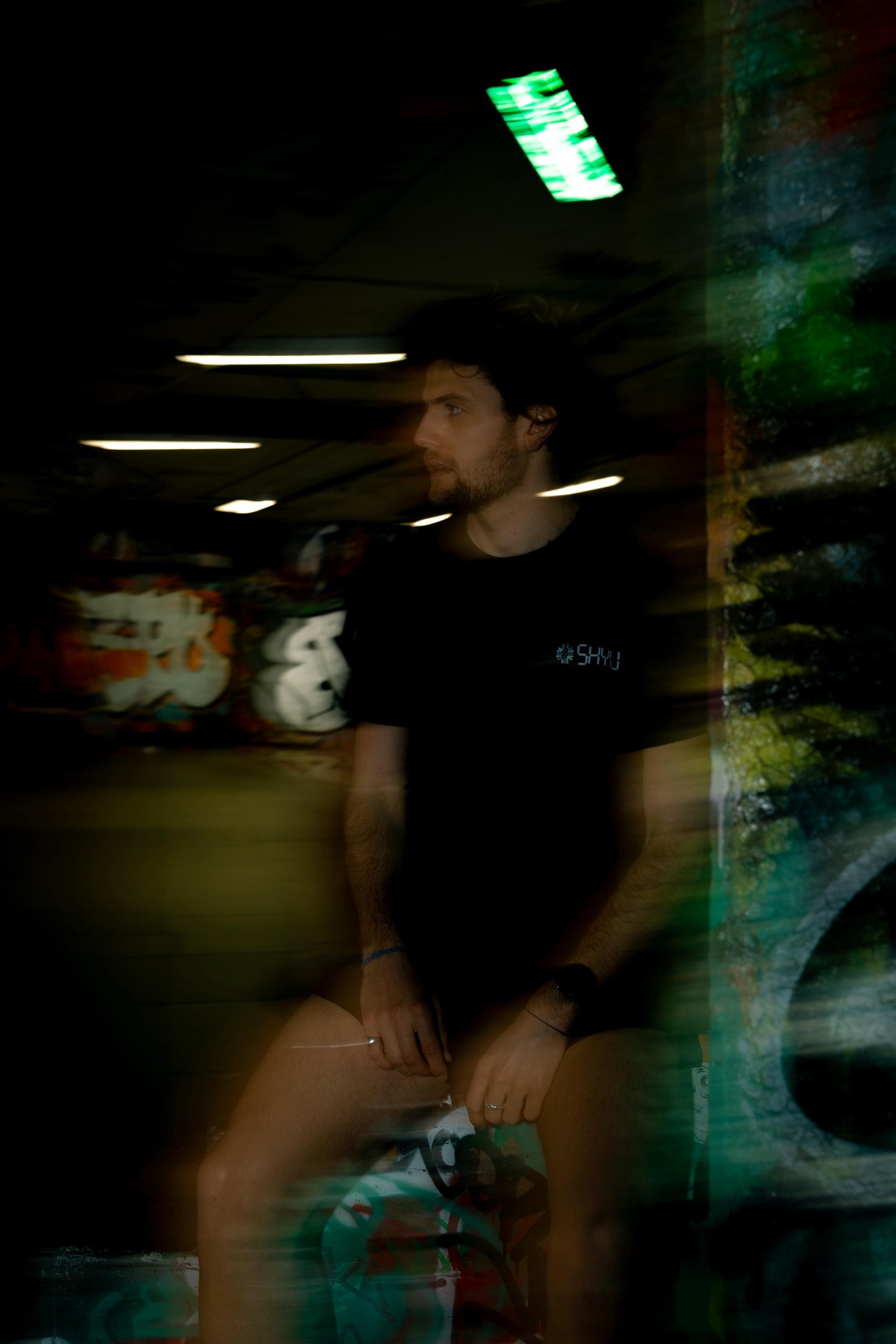 SHYU x Itahara Art t-shirt - 'Greenwich Means Time'