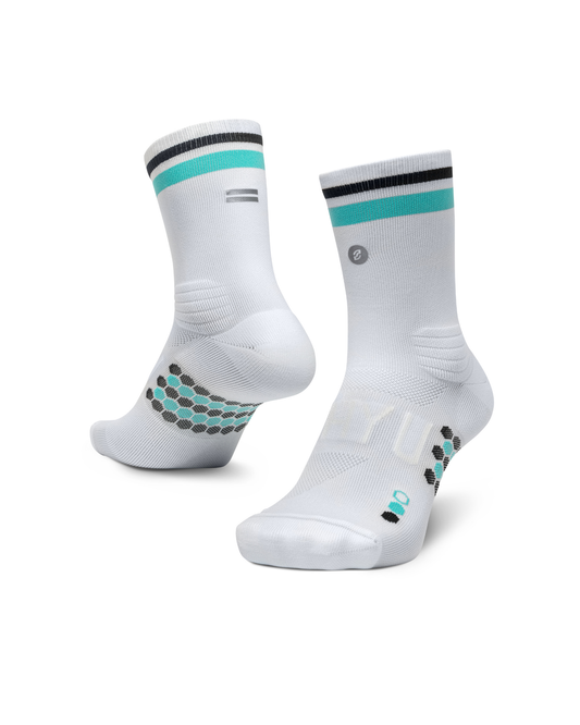 SHYU racing socks -  white | jade | black