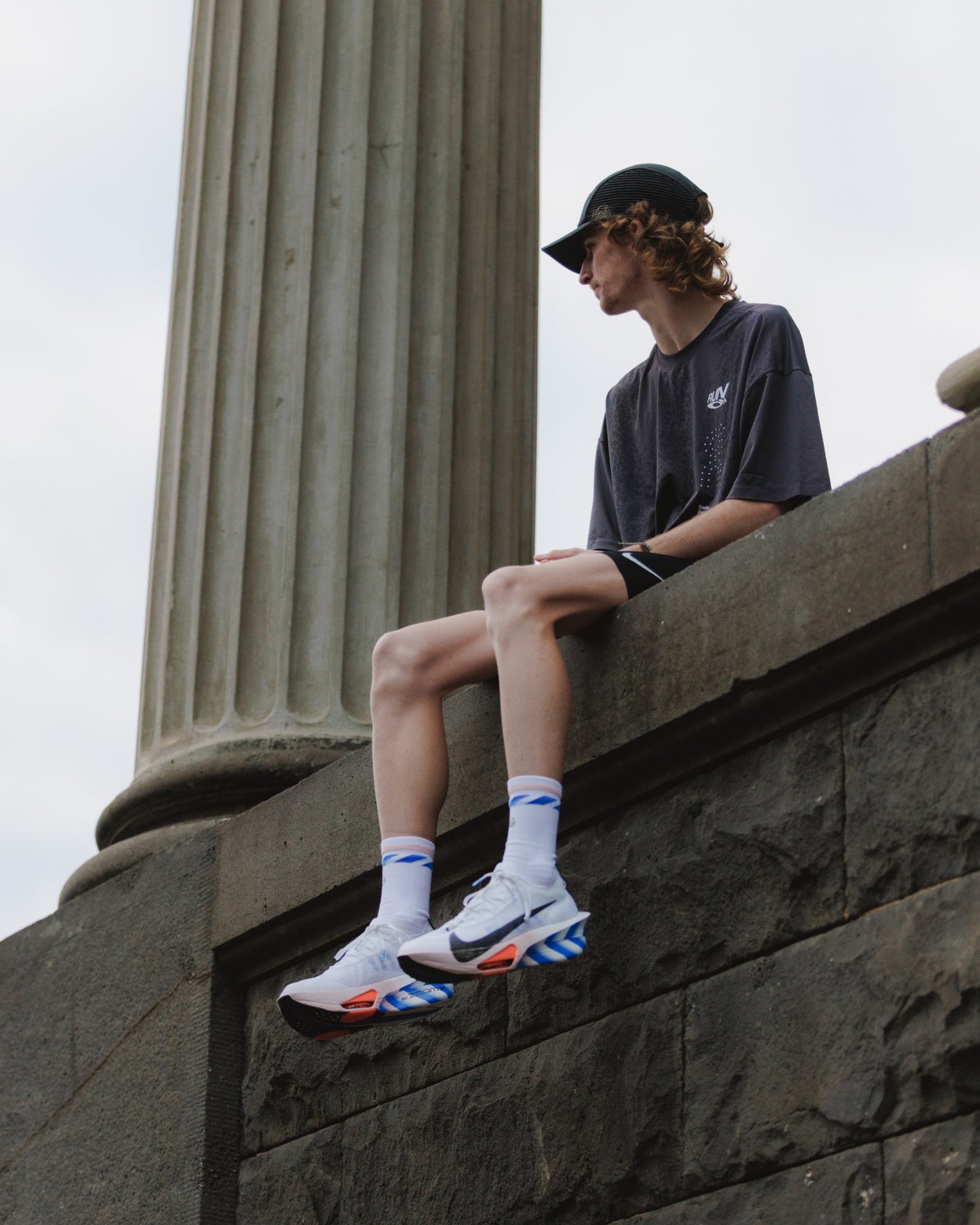 SHYU racing socks - white | sash | melon