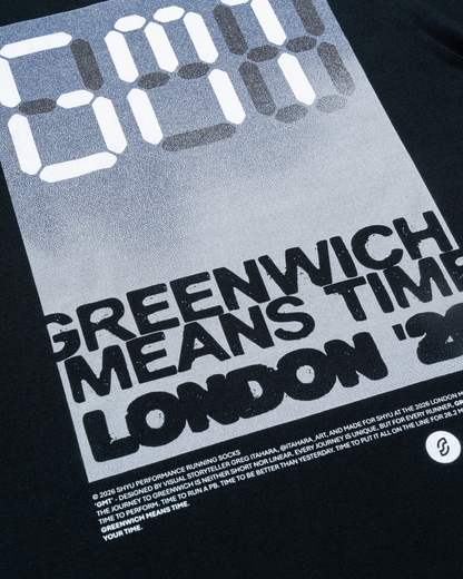 SHYU x Itahara Art t-shirt - 'Greenwich Means Time'