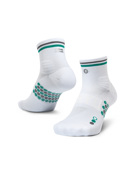 SHYU racing socks -  white | teal | carbon
