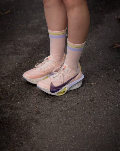 SHYU racing socks - sherbet | lilac | lime