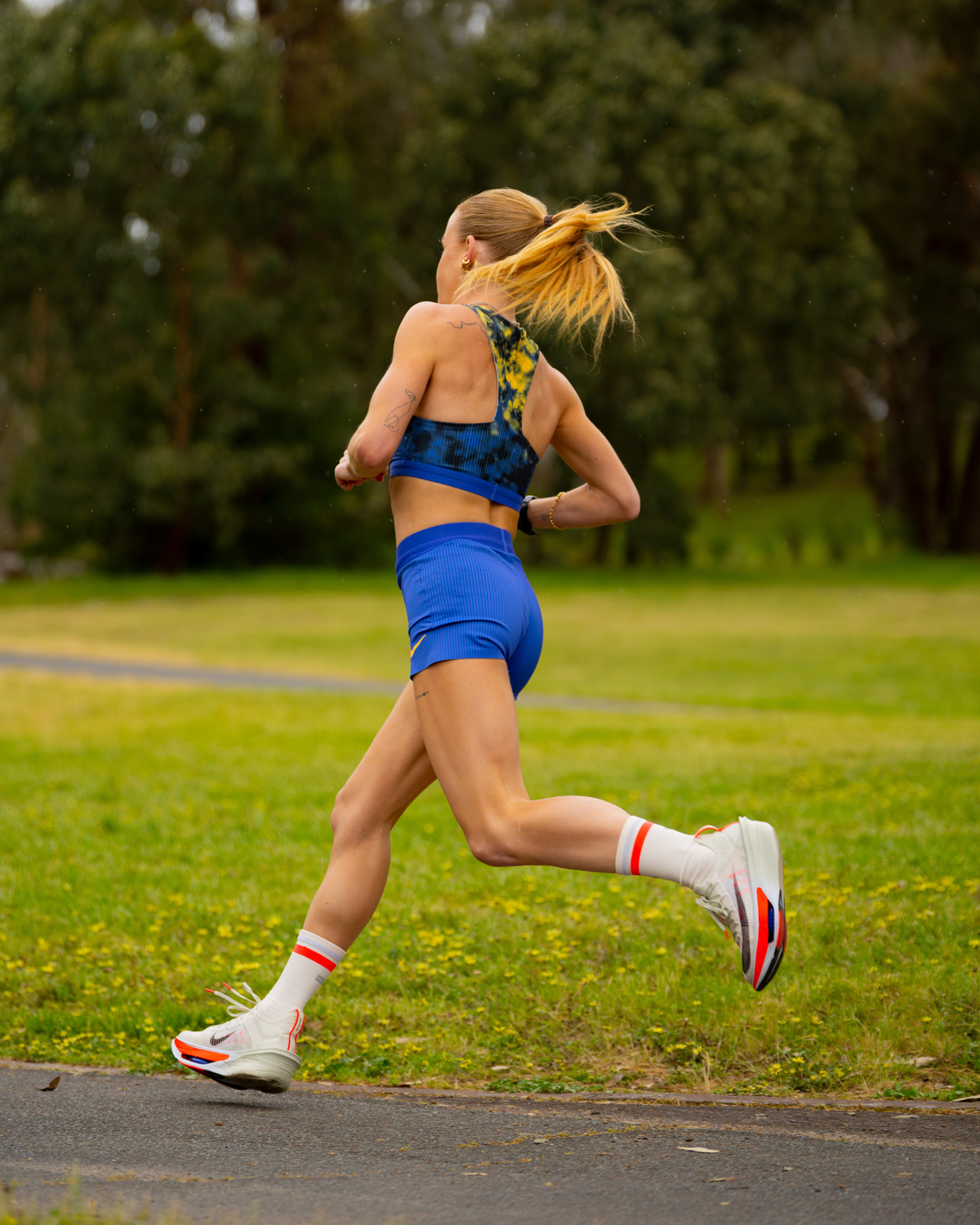 SHYU racing socks - bone | chili | thistle