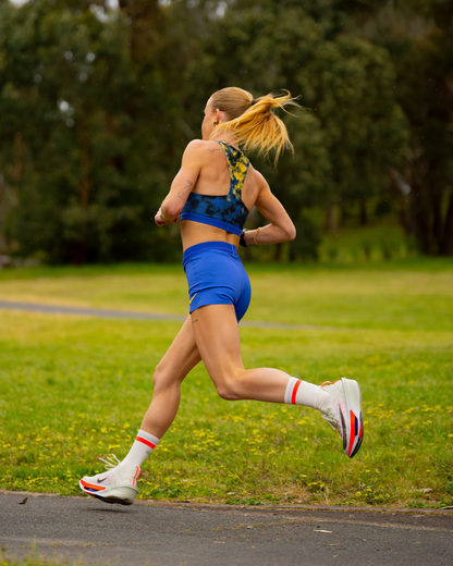 SHYU racing socks - bone | chili | thistle