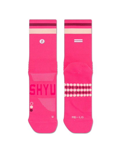 SHYU racing socks - pink | plum | blush