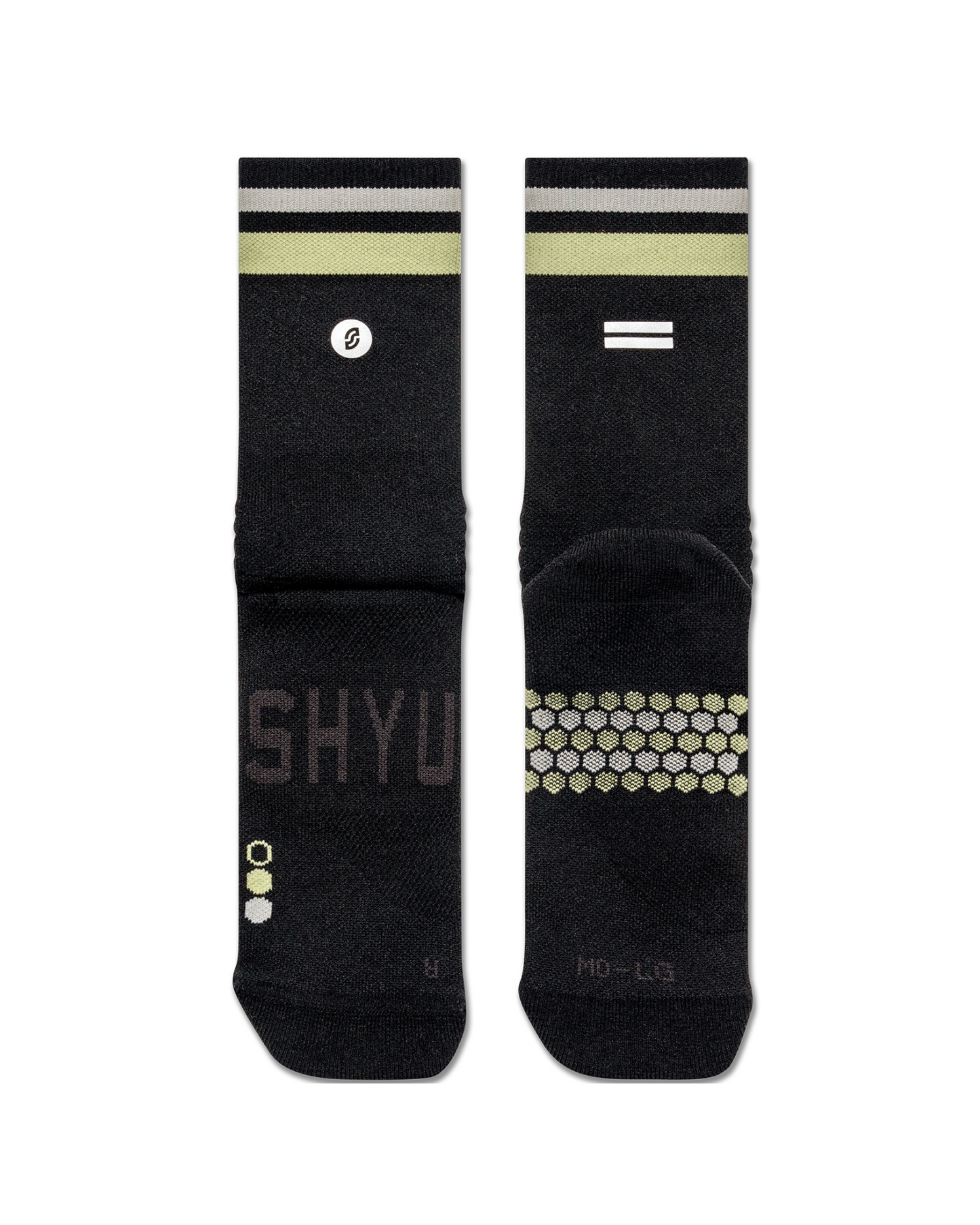 SHYU racing socks - black | olive | smoke