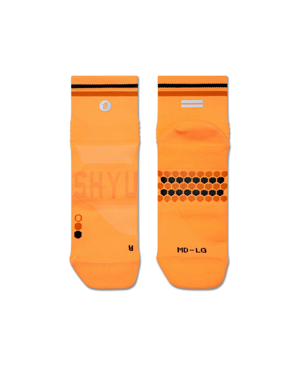 SHYU racing socks - orange | pumpkin | black