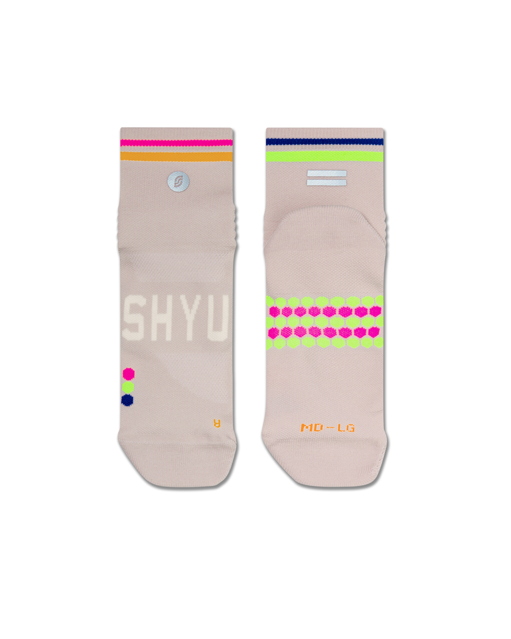 SHYU racing socks - goat | sunrise | peacock