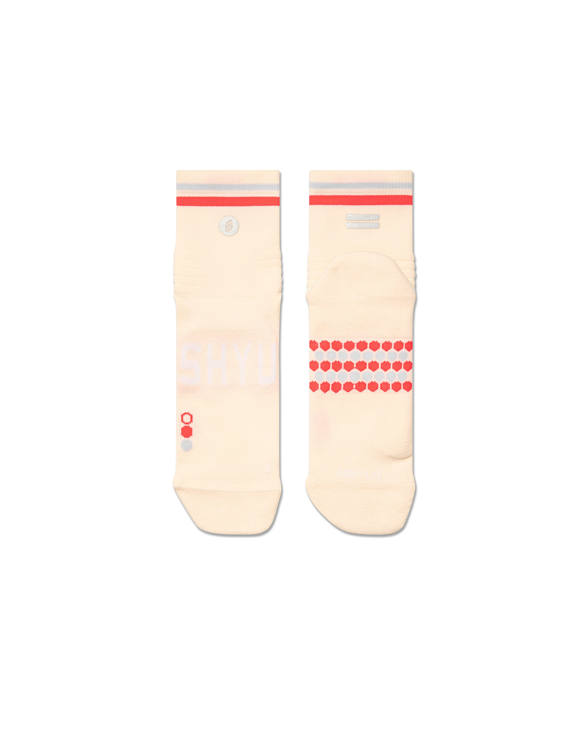 SHYU racing socks - bone | chili | thistle