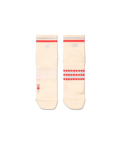 SHYU racing socks - bone | chili | thistle