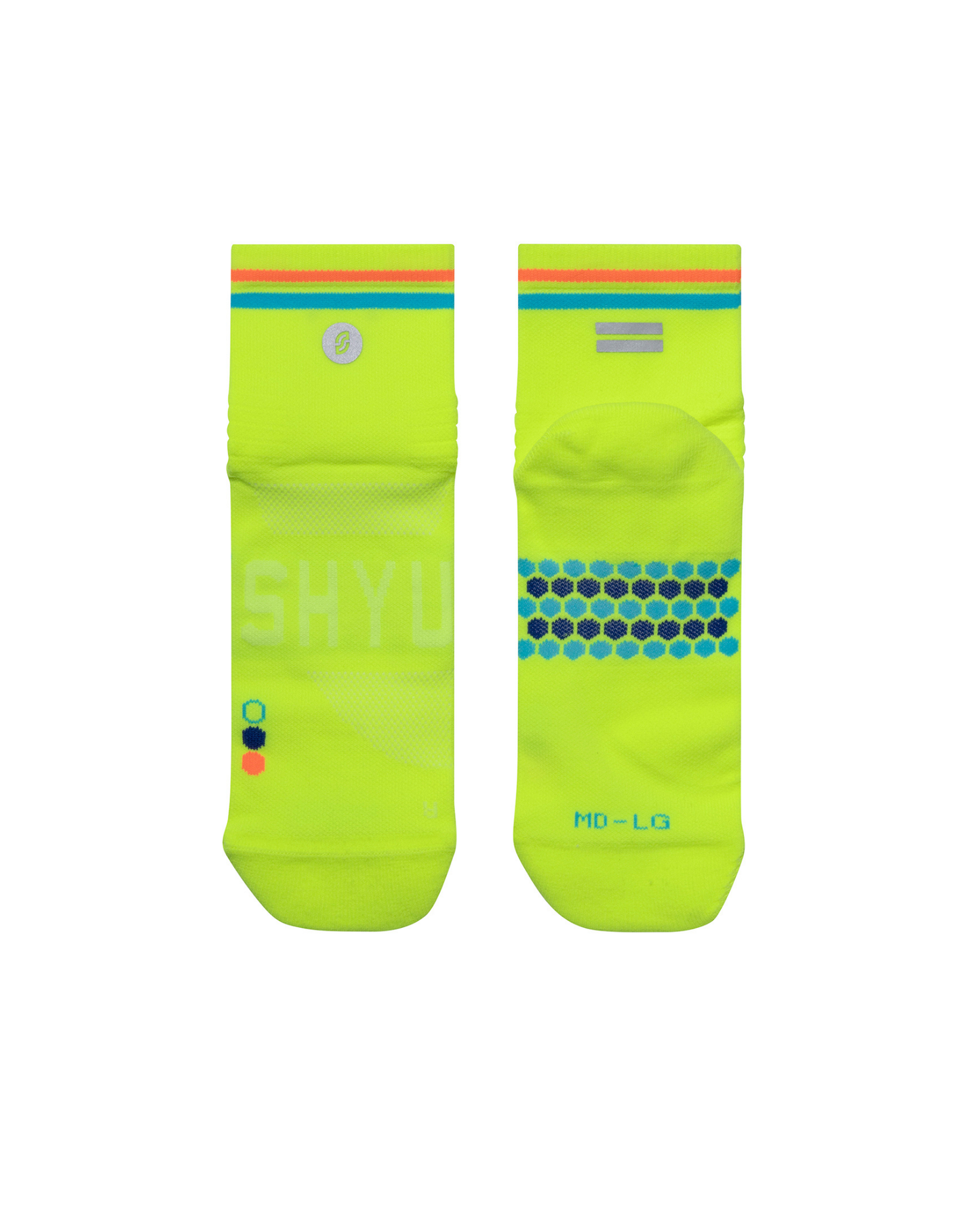 SHYU racing socks - volt | pacific | orange