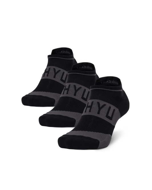 SHYU training socks 3 pack - black