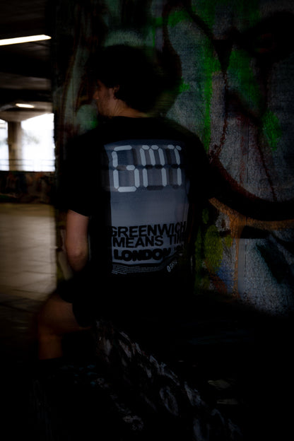 SHYU x Itahara Art t-shirt - 'Greenwich Means Time'