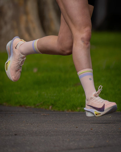 SHYU racing socks - sherbet | lilac | lime