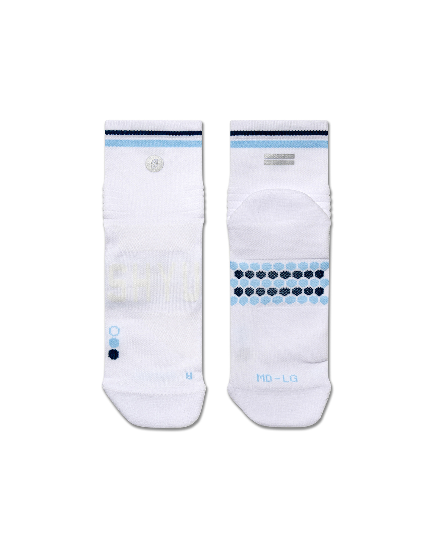 SHYU racing socks - white | chapel | hill
