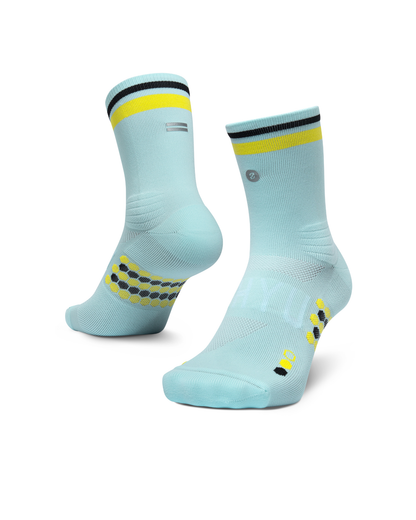 SHYU racing socks - ciel | yellow | black