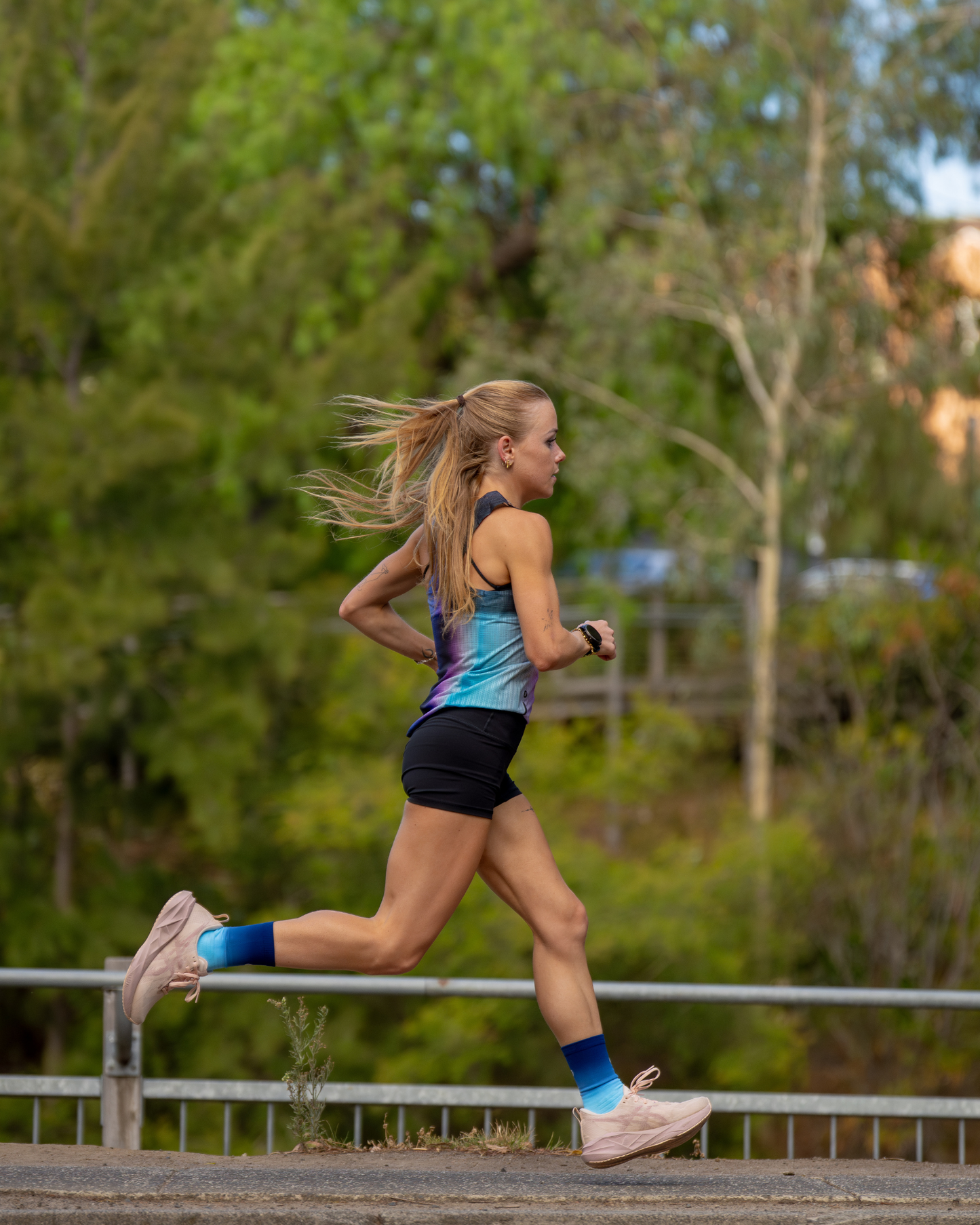 SHYU x Black Sheep racing socks - space | sky | marine