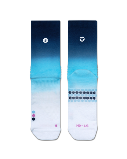 SHYU x Black Sheep racing socks - space | sky | marine