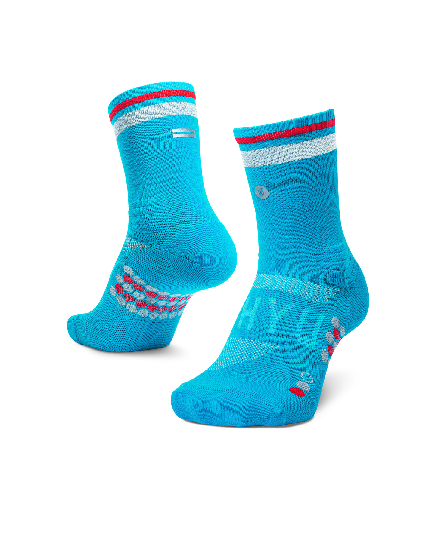 SHYU racing socks -  sapphire | chrome | red