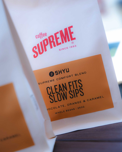 Handmade Japanese Olde Milk-glass - 'Clean Fits Slow Sips'