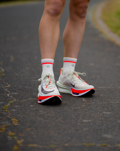 SHYU racing socks - bone | chili | thistle