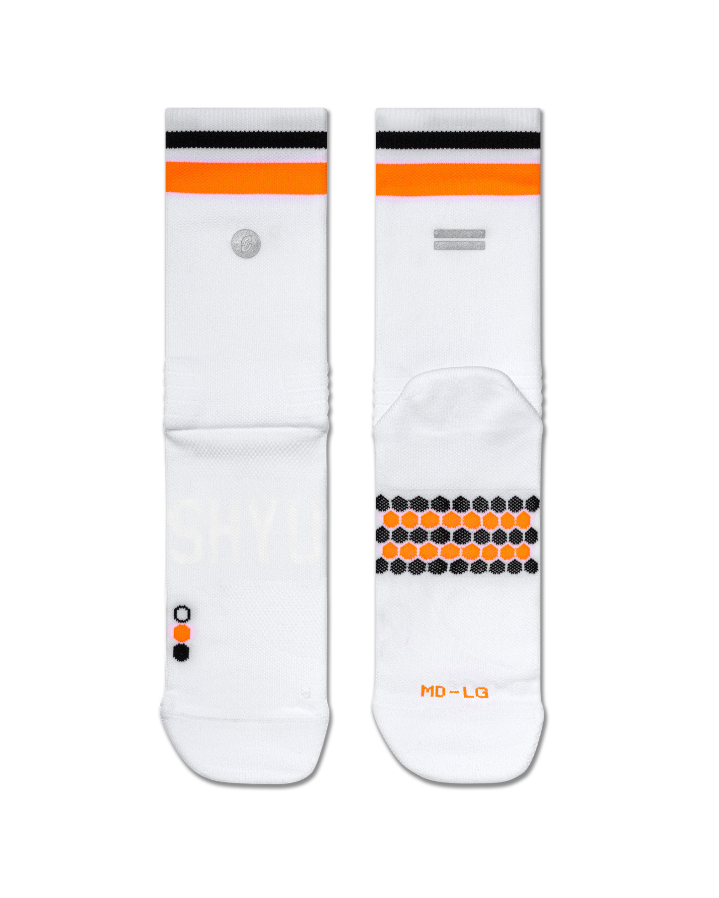 SHYU racing socks - white | orange | black