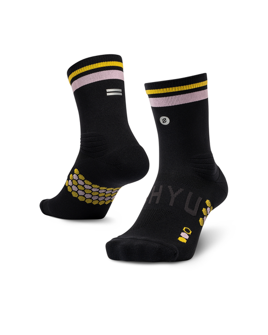 SHYU racing socks -  black | pastel | amber