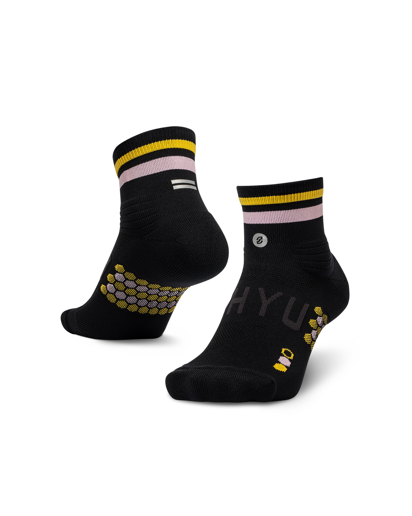 SHYU racing socks -  black | pastel | amber