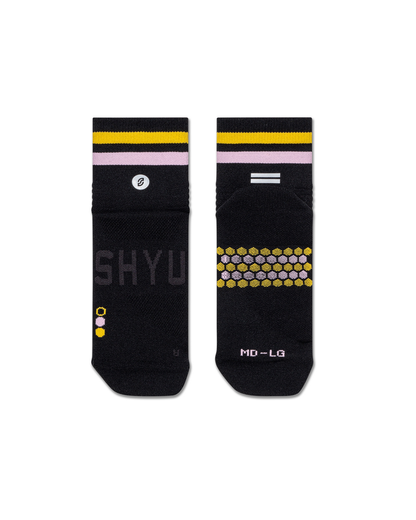 SHYU racing socks -  black | pastel | amber