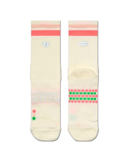 SHYU racing socks - cream | blush | peach