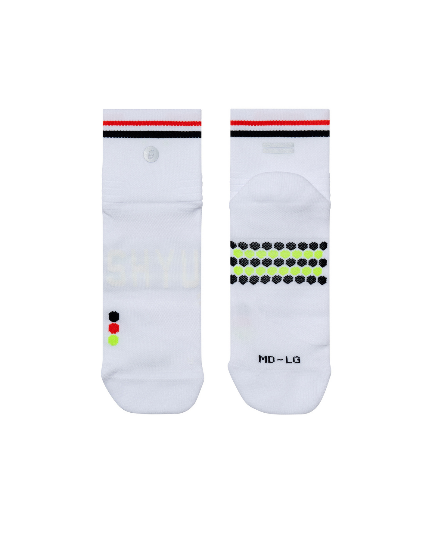 SHYU racing socks -  white | black | red