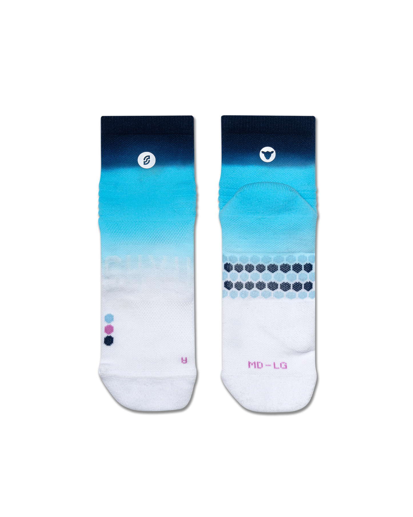 SHYU x Black Sheep racing socks - space | sky | marine