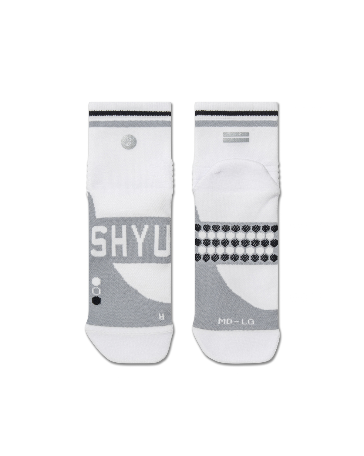 SHYU racing socks - white | grey | black