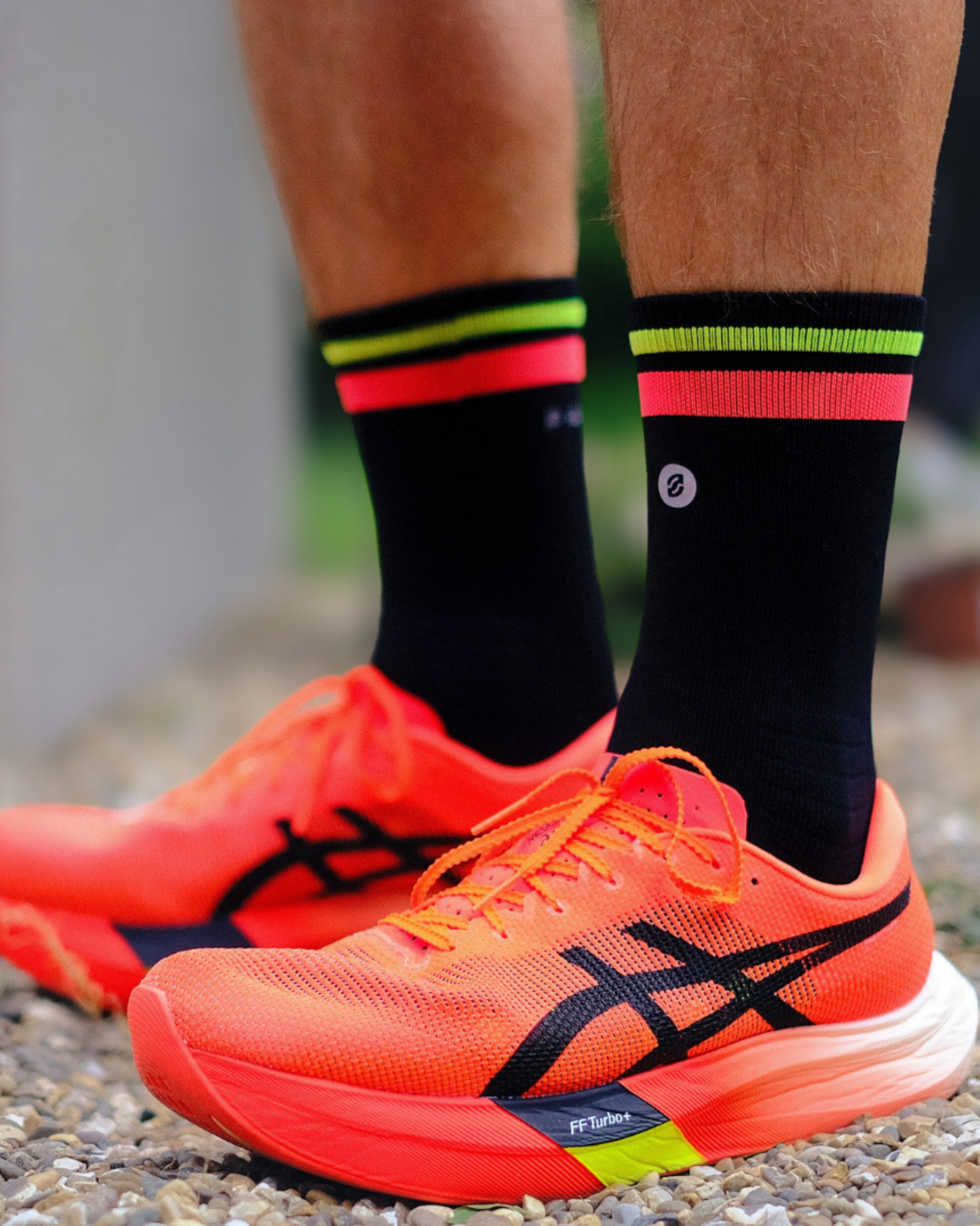 SHYU racing socks - black | red | neon