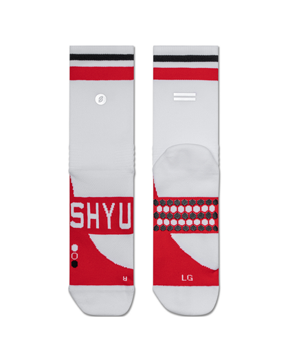 SHYU racing socks - white | red | black (small only)