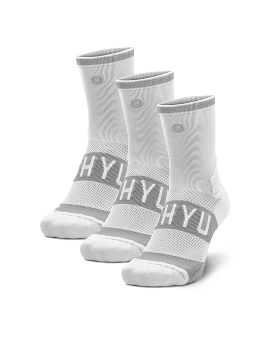 SHYU training socks 3 pack - white