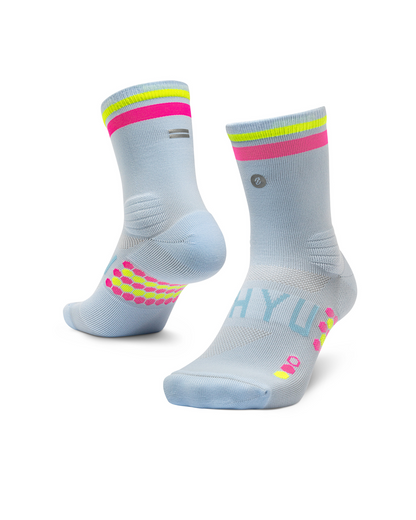 SHYU racing socks - sky | pink | neon