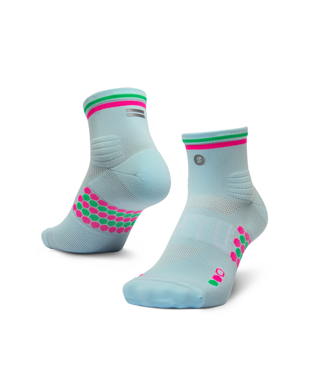 SHYU racing socks - foam | pink | green