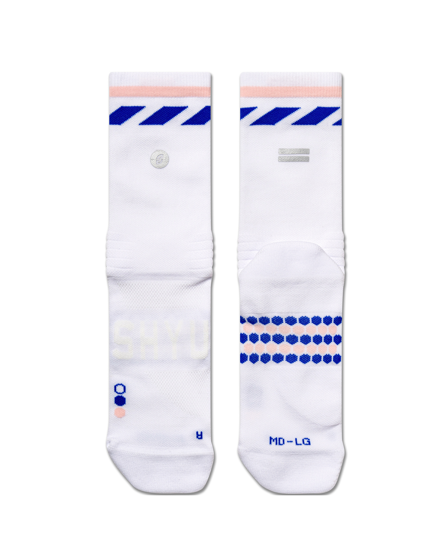 SHYU racing socks - white | sash | melon