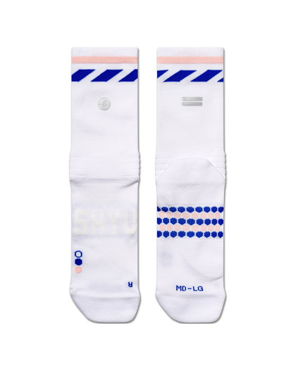 SHYU racing socks - white | sash | melon
