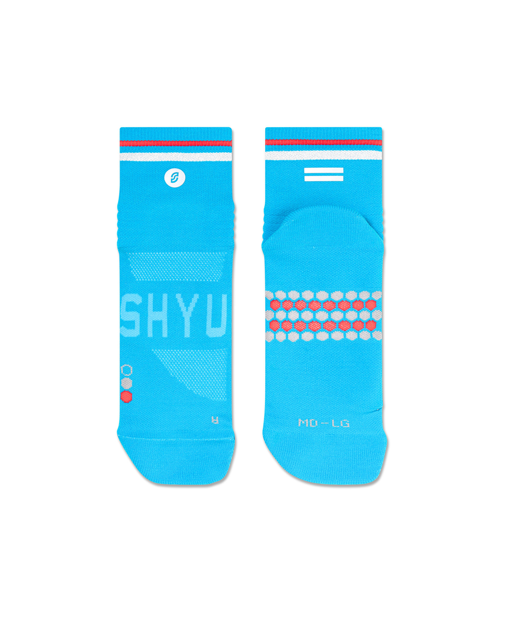 SHYU racing socks -  sapphire | chrome | red