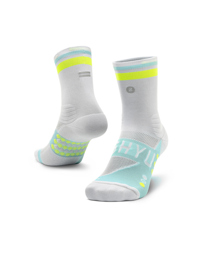 SHYU racing socks - white | mint | volt