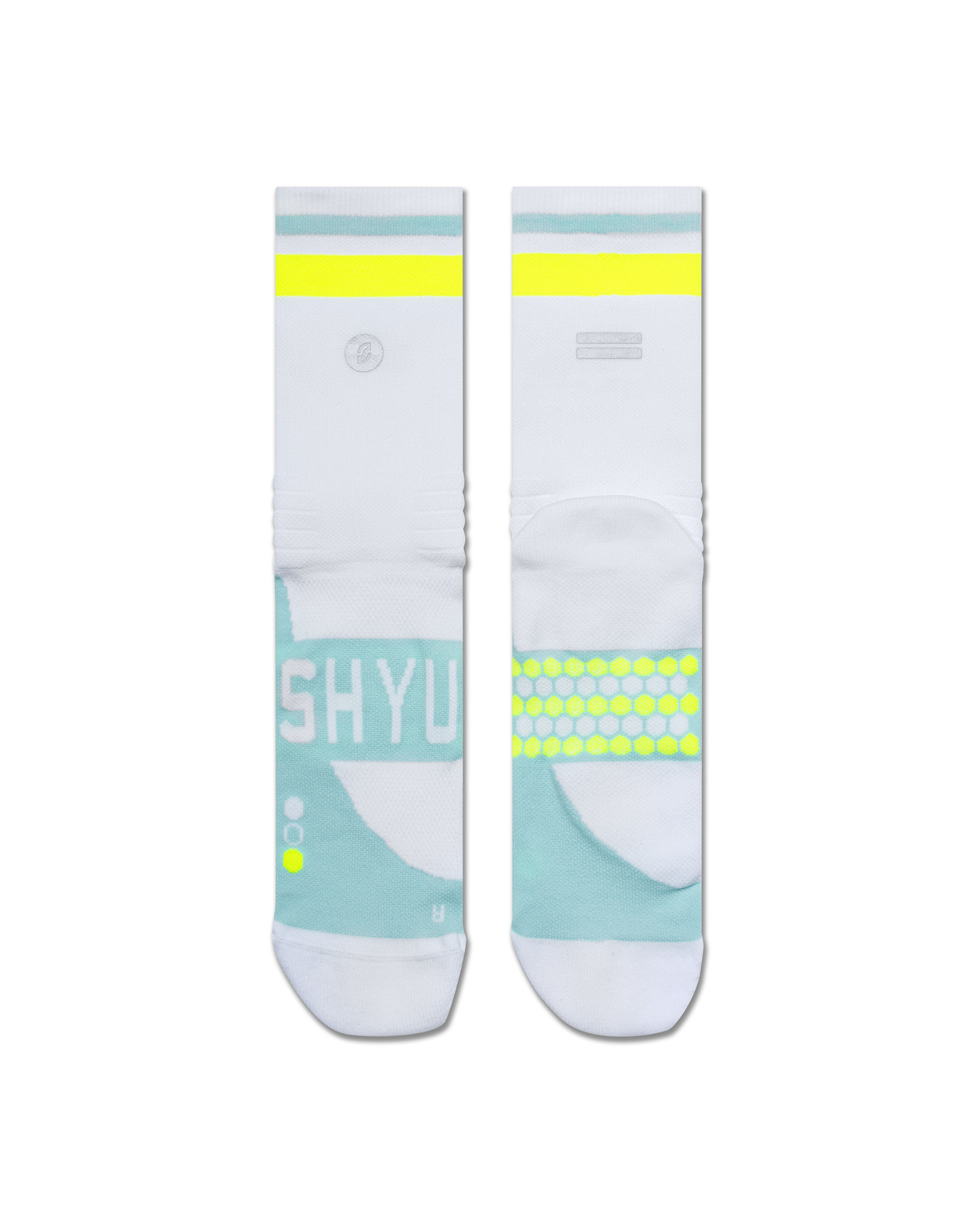 SHYU racing socks - white | mint | volt