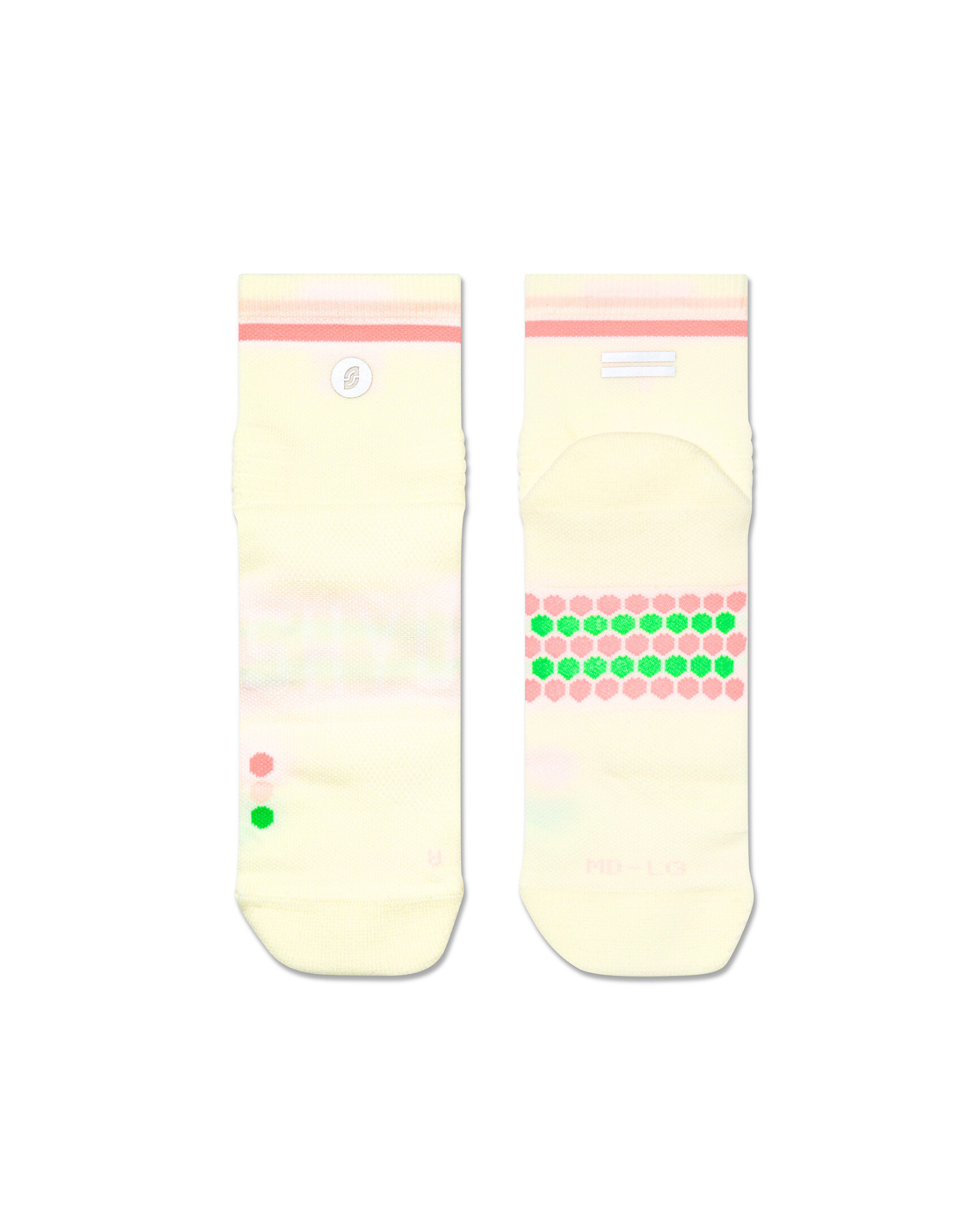 SHYU racing socks - cream | blush | peach