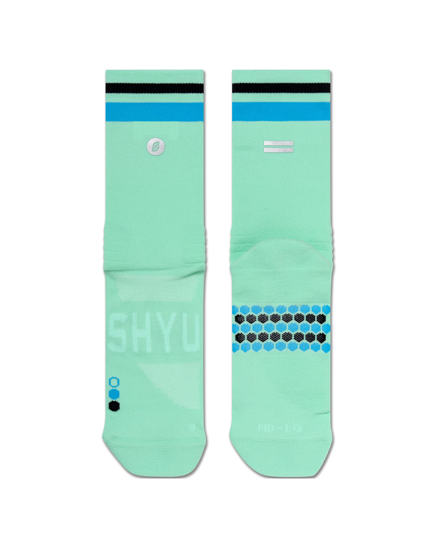 SHYU racing socks - aqua | blue | black
