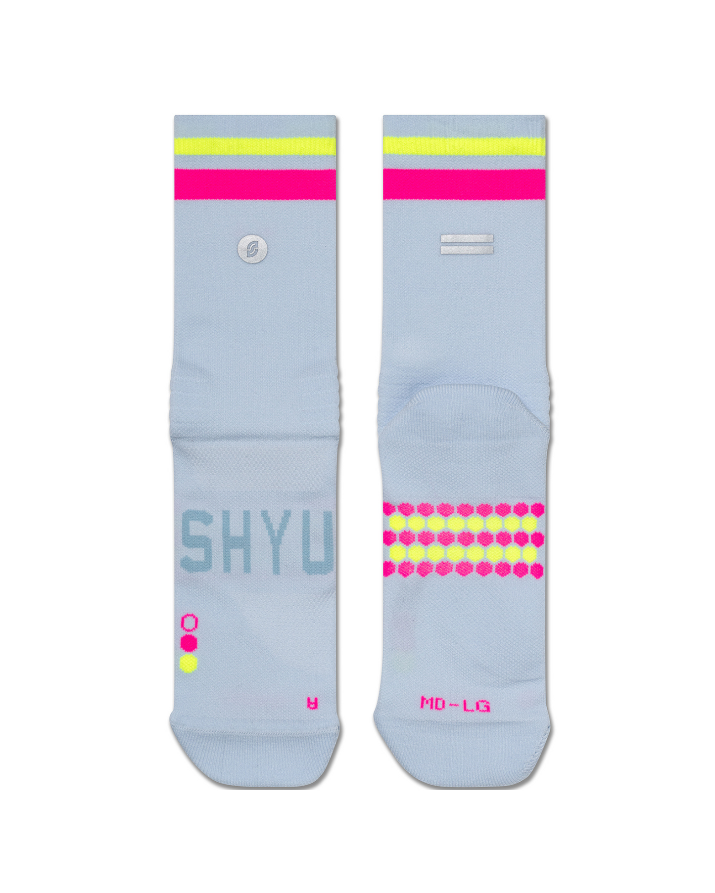 SHYU racing socks - sky | pink | neon